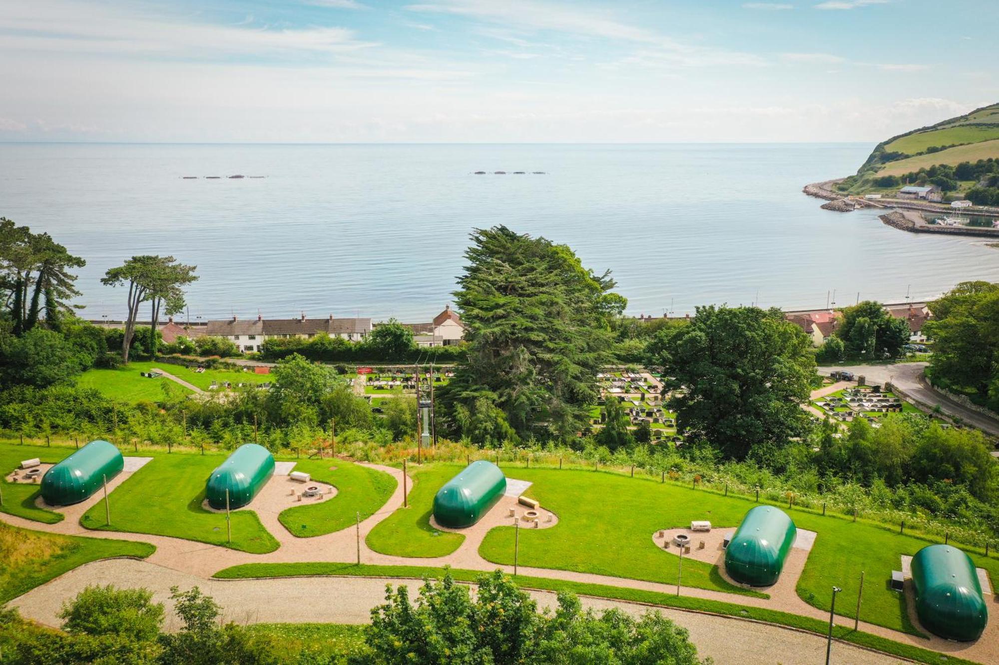 Glenarm Castle Ocean View Pods Otel Dış mekan fotoğraf